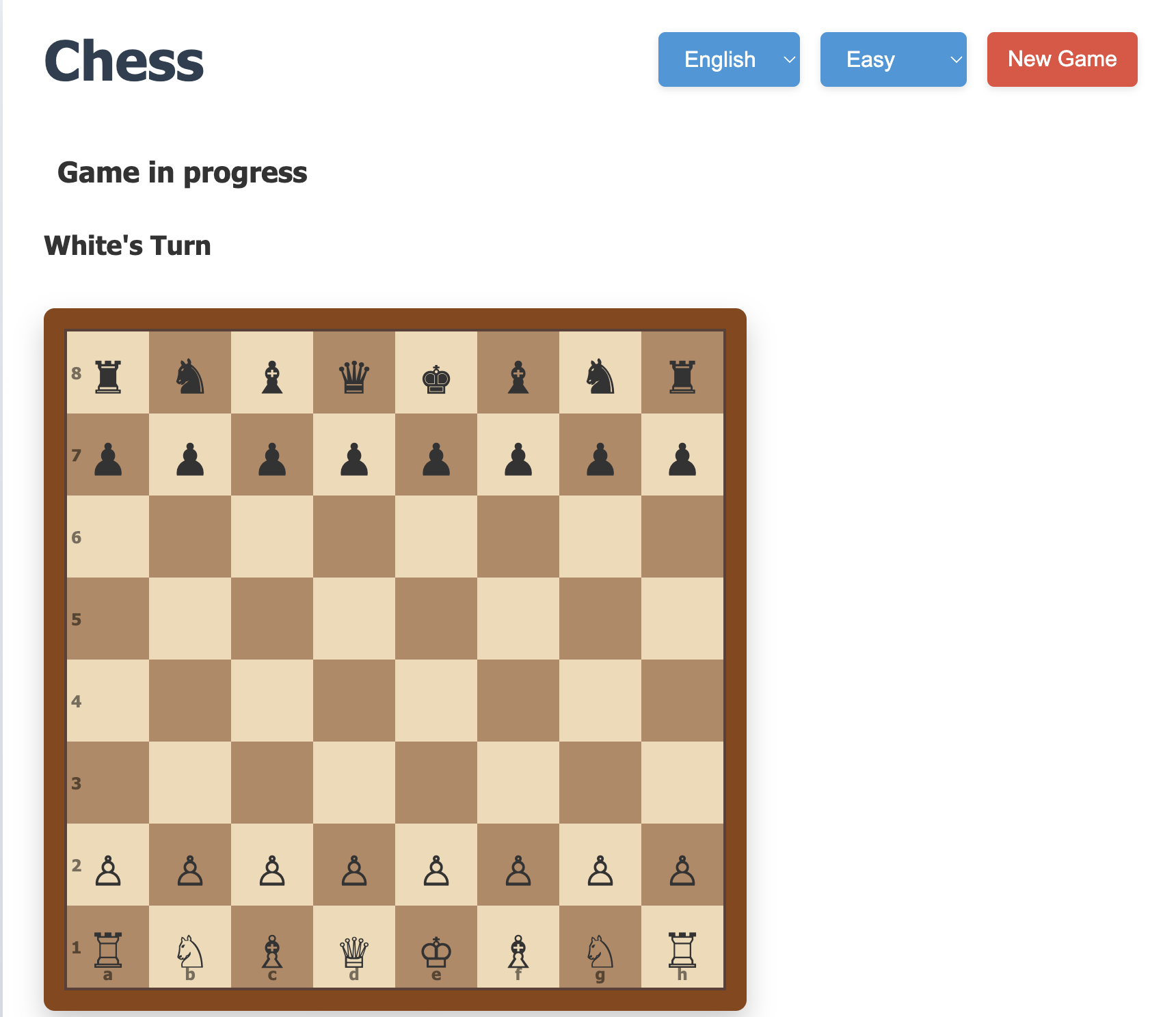 Chess Game