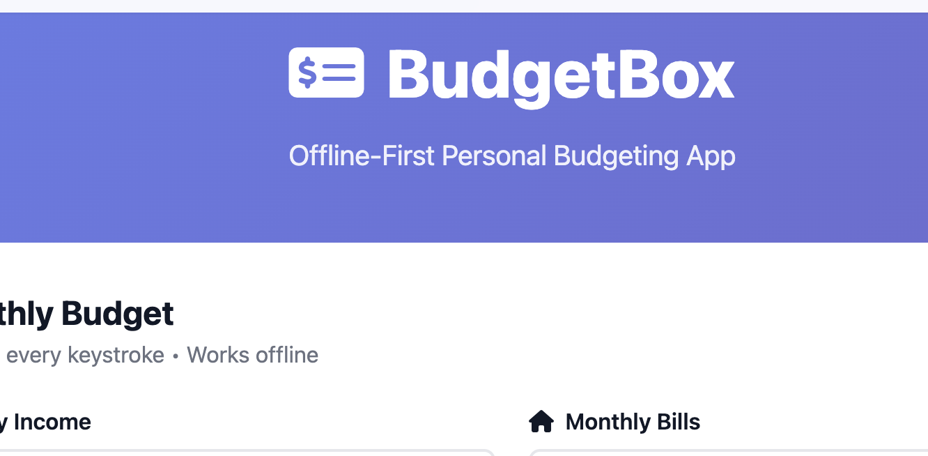 Budget Box
