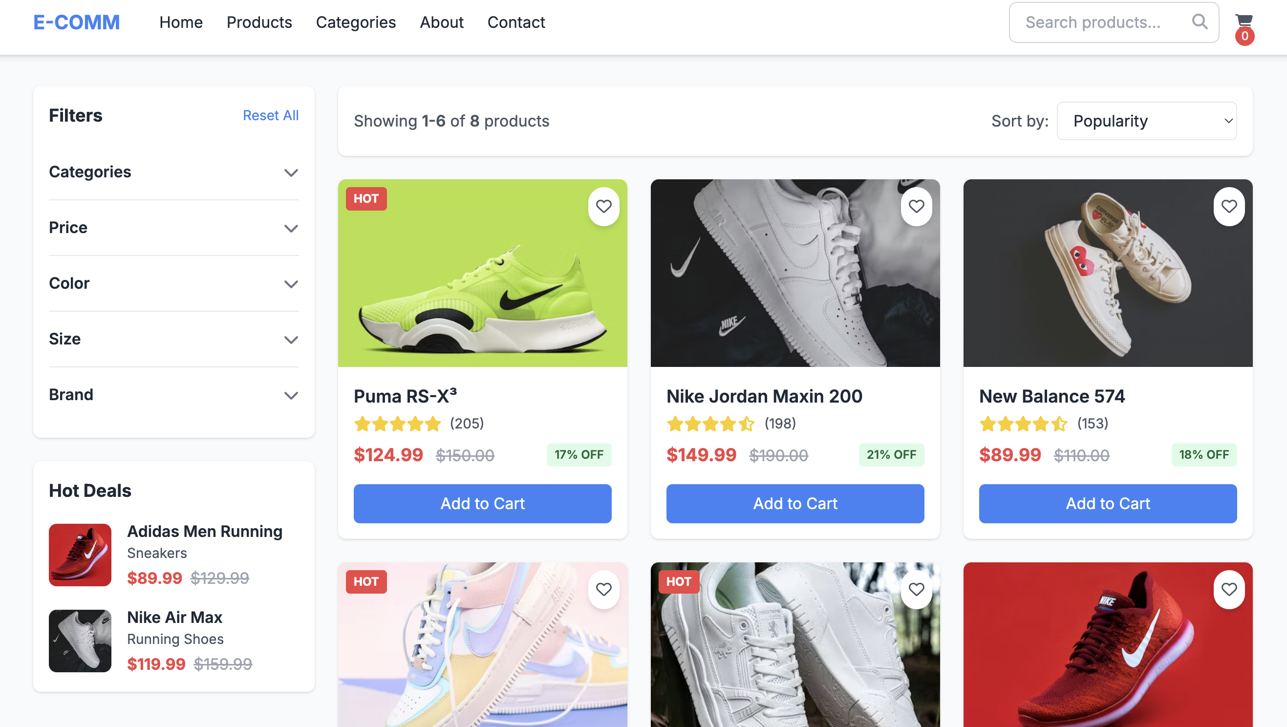 Shoes E-commerce